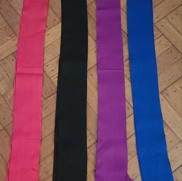 Skinny thin neck scarfs / or waist belt - Picture 4 of 13
